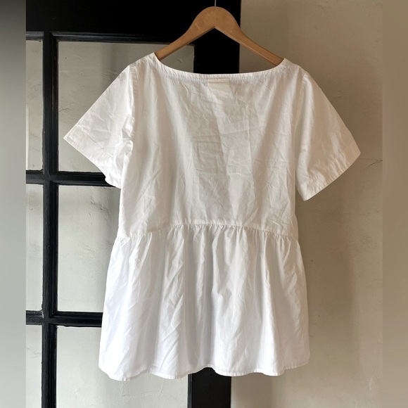 Maeve Anthropologie Darla Poplin Cotton Swing Top - Picture 6 of 11